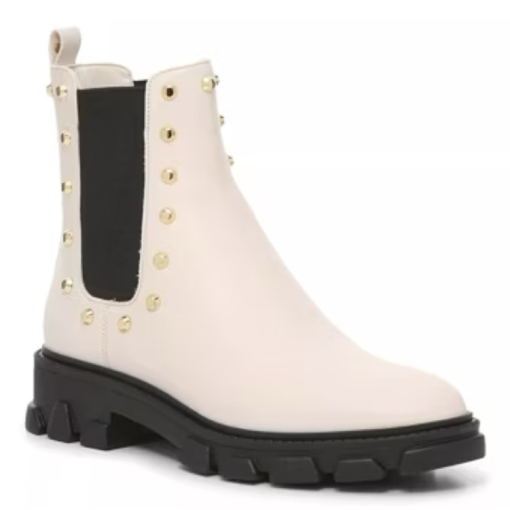 Michael Kors light Cream Studded Booties